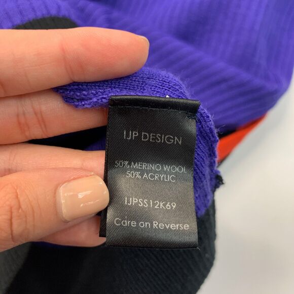 IJP Design Sweater Mens XL Extra Large Ribbed Full Zip Wool Acrylic Blend *READ - Picture 14 of 16